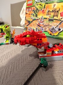 LEGO NINJAGO: Spinner Battle Arena (9456) with Box, Cards, and both instructions