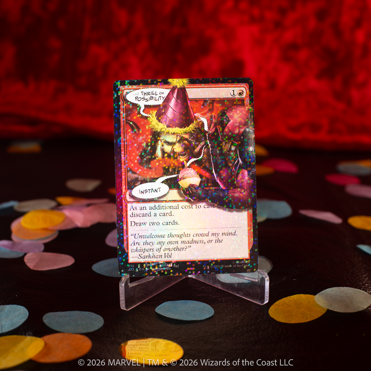 🔥 Thrill of Possibility C Dazzle Foil #IFIYW-8 | SLD Secret Lair