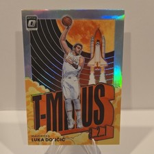 2021-22 Panini Donruss Optic T-Minus 3...2...1 Luka Dončić Prizm #7 Mavericks