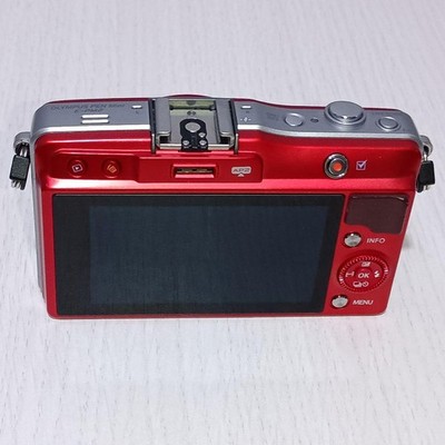 OLYMPUS PEN mini E-PM2 Mirrorless Digital Camera Red Body | eBay