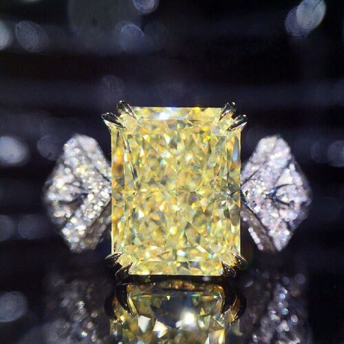 Gorgeous Cubic Zircon 925 Silver Filled Charm Rings Wedding Jewelry Sz 6-10 - Picture 3 of 7