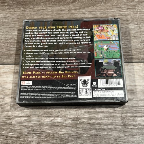 Theme Park - PS1 - CIB - Picture 2 of 4