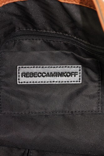Rebecca Minkoff Tan Brown Grainy Leather Hobo Shoulder Shopper Bag - Picture 13 of 14