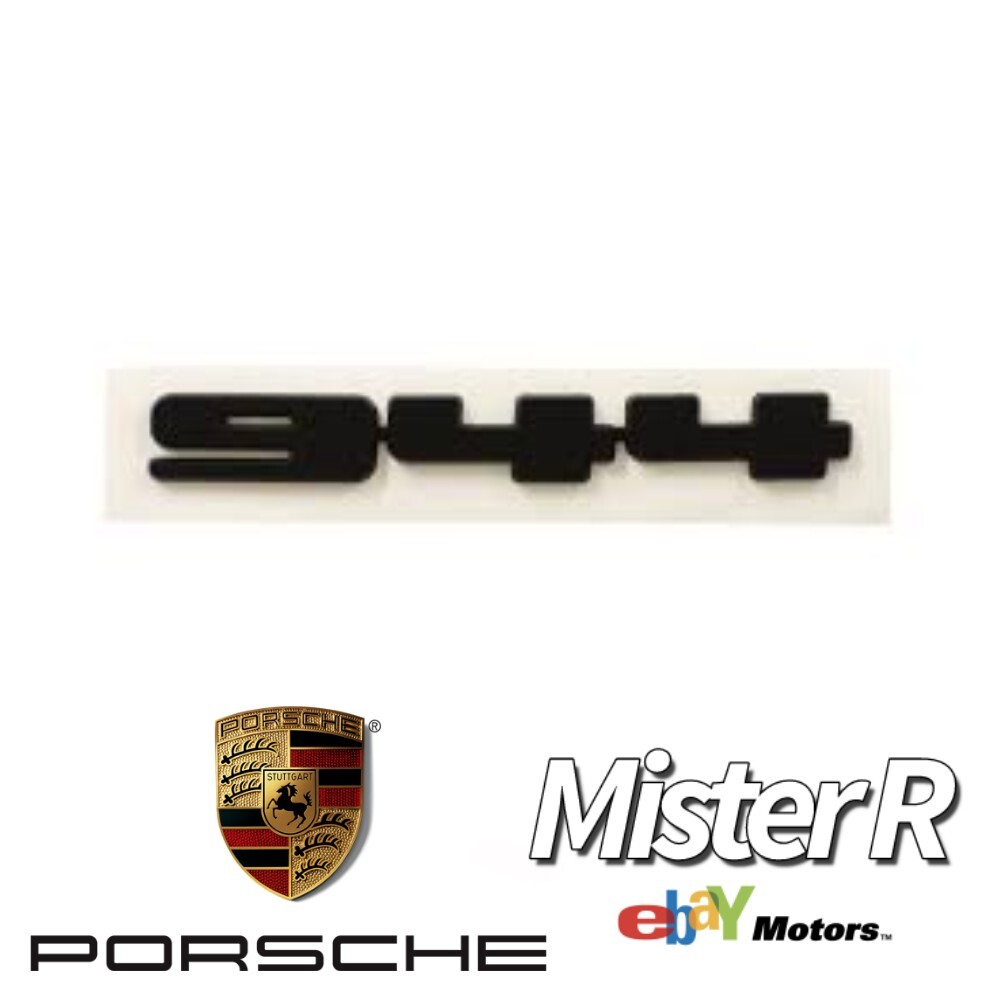 ハニモン　エンブレム　希少　2枚セット Porsche • 944 Numeral Rear Emblem • Black • #94455919300 | eBay