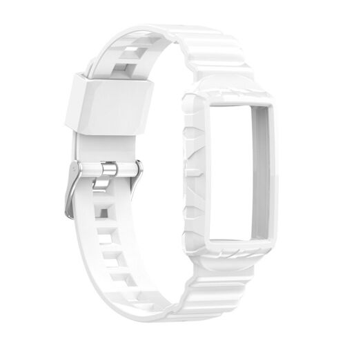 Banda de silicona blindaje resistente de repuesto para Fitbit Charge 5 6 4 3 con estuche parachoques - Imagen 22 de 22