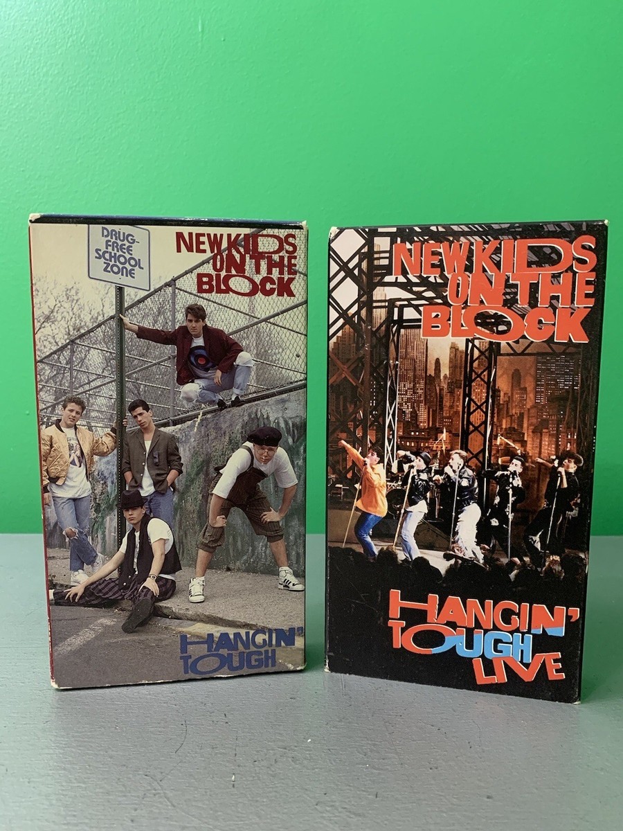 2) NEW KIDS ON THE BLOCK Music Video VHS Tapes Hangin' Tough
