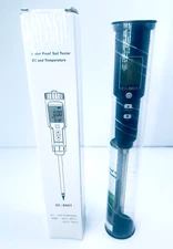 Digital Garden EC TEMP Soil Tester 0.00-10.00 mS/cm Hand Plants Tools Meter