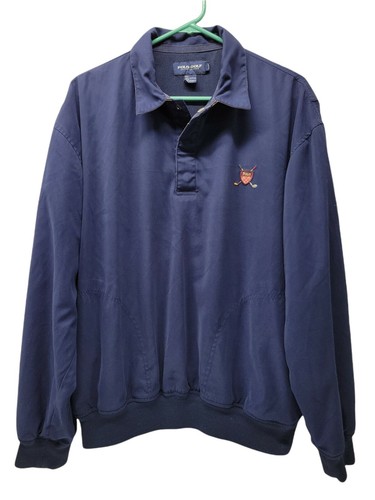 RALPH LAUREN Polo Golf Mens Large Blue 