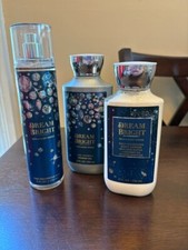 NEW Bath and Body Works DREAM BRIGHT 3 PC GIFT SET Shower Gel, Lotion and Mist