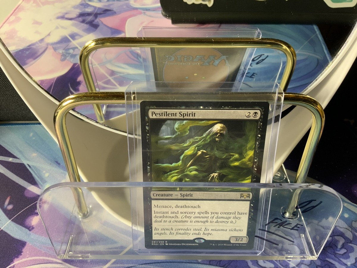 Pestilent Spirit 1x FOIL RNA MTG Ravnica Allegiance Rare MINT black Pestilent Spirit 1x FOIL RNA MTG Ravnica Allegiance Rare MINT black