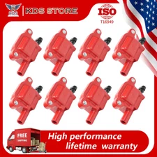 OEM 8X HQ Ignition Coils Pack For Chevy Silverado 1500 GMC V8 5.3L 6.0L UF413