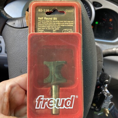 Freud 82-116 Half Round Bit (NEW -HAS LIGHT SHELF OXIDATION)