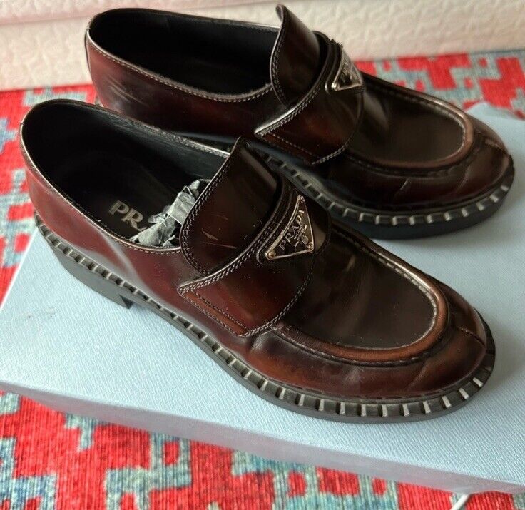 Prada Triangle Logo Loafer 39 | eBay Prada Triangle Logo Loafer 39 | eBay