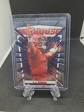 CJ STROUD 2023 Panini Clearly Donruss RC Rookie My House Red /100 Texans