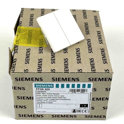 Huśtawka Siemens 5TG6205 -2-krotna, neutralna- tytanowa biała (VE 10 szt.) DELTA i-system, oryginalne opakowanie - Zdjęcie 1 z 3