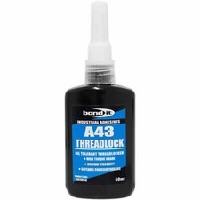 Bond-It A43 Threadlock Blue Medium Strength Nut Bolt Locker Glue 50ml