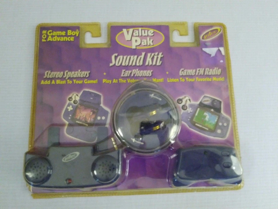 Intec Nintendo game Boy Advance Stereo Speakers FM Radio Ear phones - Image 2 of 4