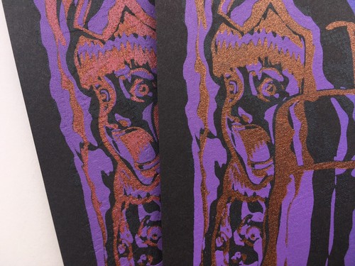 Souichi Tsujii Junji Ito - Uzumaki Tomie - Horror Manga - Hand Made Screen Print - Picture 11 of 13