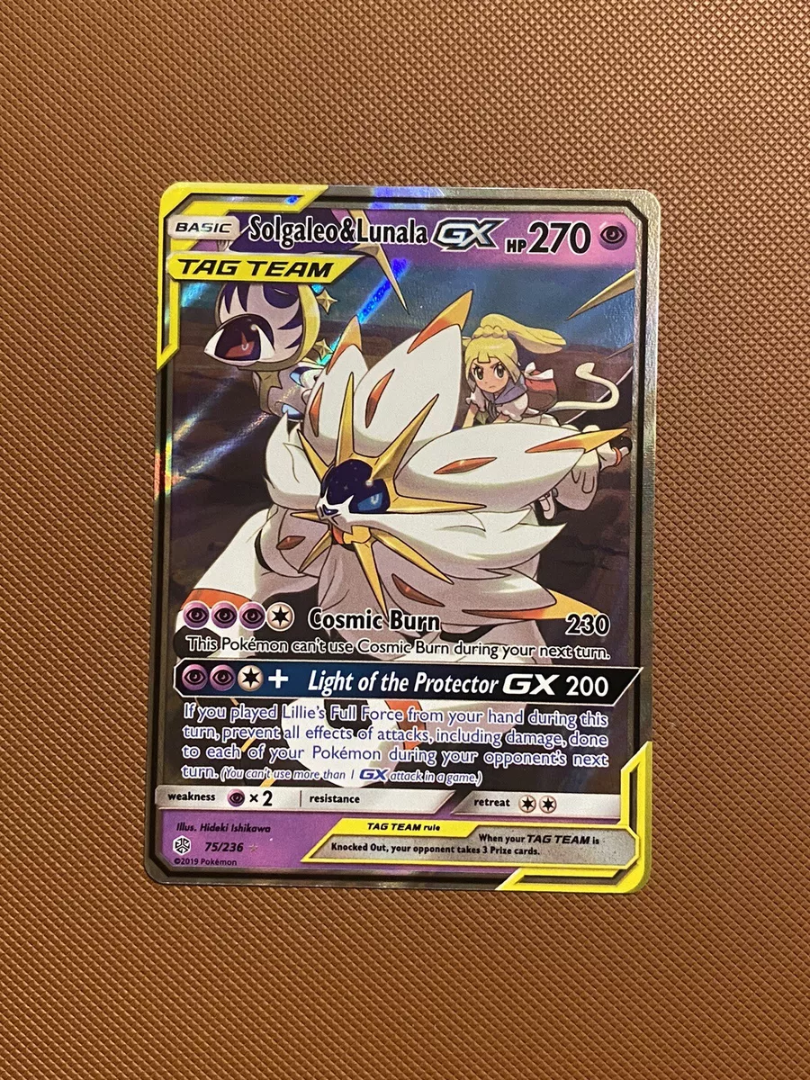 Solgaleo & Lunala GX (Secret) - SM - Cosmic Eclipse - Pokemon