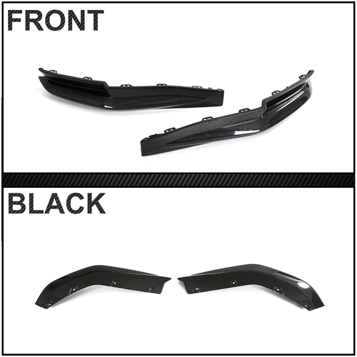 Carbon Heck Stoßstangen Splitter Flaps Seite Canards Passt für BMW G80 M3 21-24 - Picture 12 of 13