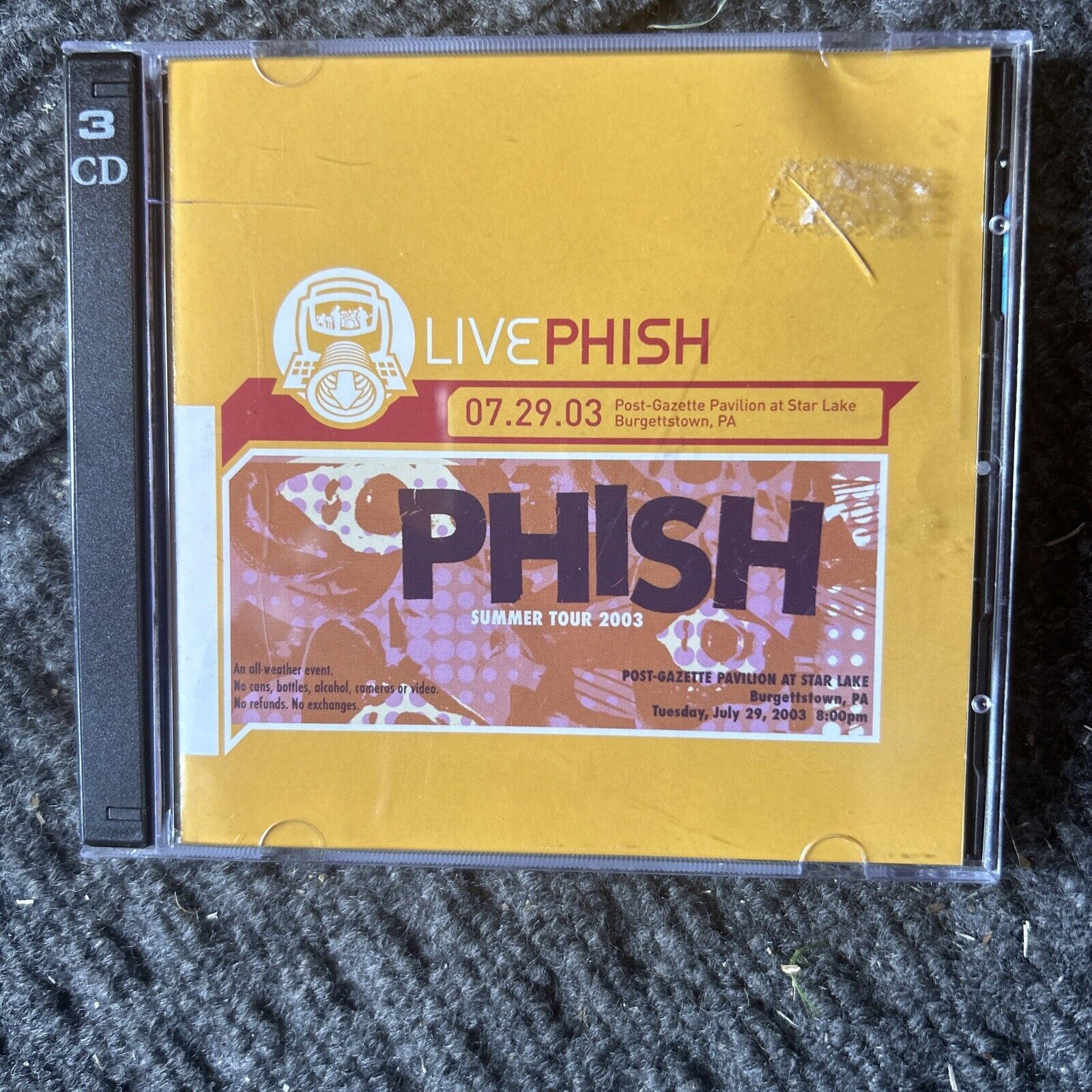 Live Phish 7/29/03, Post-Gazette Pavilion At Star Lake, Burgettstown, PA by...