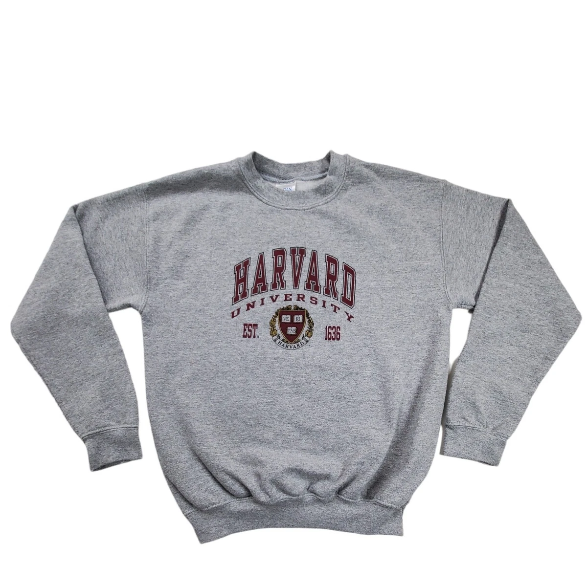 Harvard University Youth Kids Sz Large Gray Crew Neck Sweatshirt Gildan |  eBay