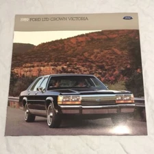 1989 Ford Crown Victoria sales brochure