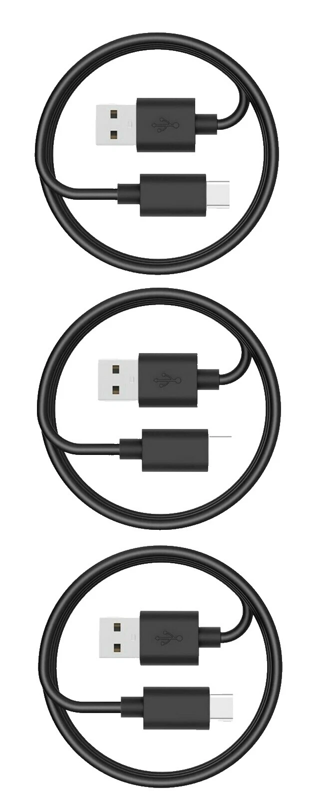 Black Cell Phone 6 ft Cable for Samsung Galaxy Note