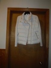 Long Sleeve full Zip lined Jackets size XS Old Navy color White 2 zip pockets