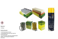 MANN FILTER Paket Klimareiniger für VW Golf Plus 5M1 521 1.6 TDI 2.0 Jetta