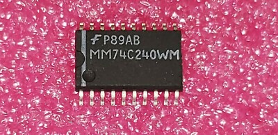 3 PCS NSC MM74C240WM Bus Driver CMOS Series 2-Func 4-Bit Inverted Output PDSO20