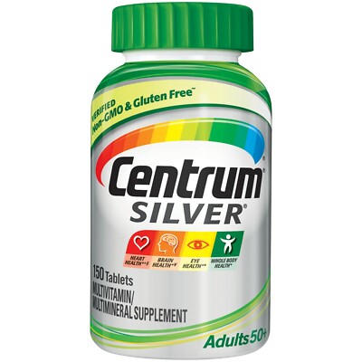 Centrum Silver Multivitamin Adults 50+, 150 tablets..