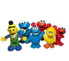 Vintage Sesame Street Figures Lot 6 Jim Henson Cookie Monster Elmo Big Bird Bert