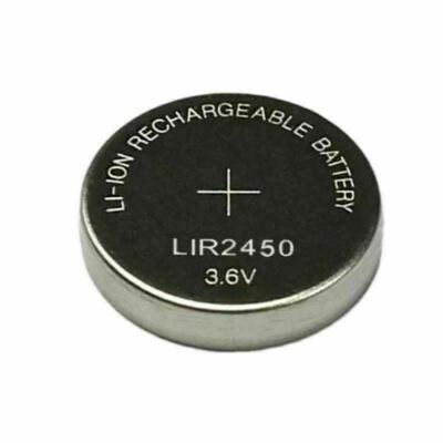 x LiR2450 Rechargeable Coin Button Cell Battery Li-ion replaces  CR2450 UK