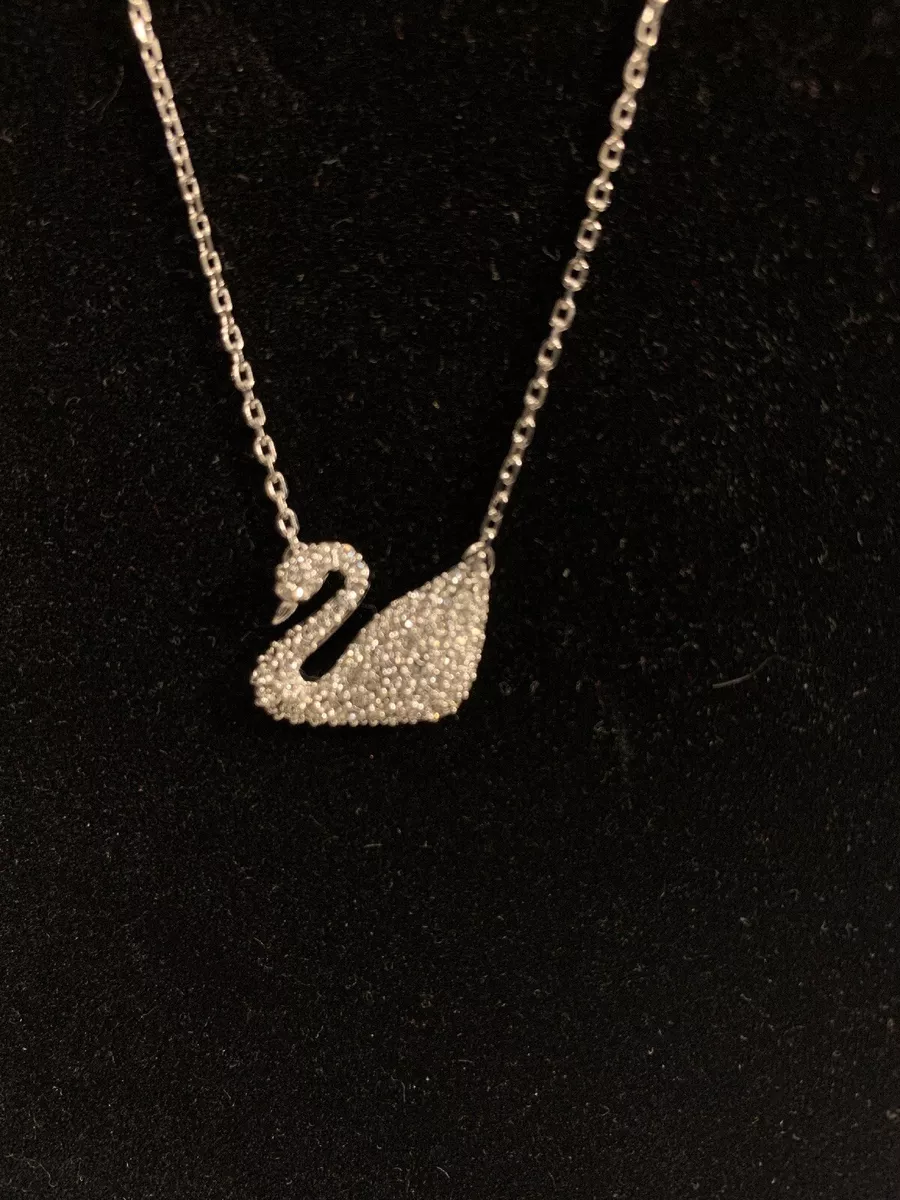 SWAROVSKI CRYSTAL SWAN NECKLACE 5007735 BEST OFFERS CONSIDERED eBay