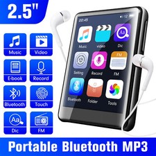 2.5 inch Full Touch Screen Bluetooth 5.0 Android MP3 Music MP4 Video Player