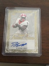 2020 LEAF ULTIMATE DRAFT D'ANDRE SWIFT FUTURE STARS AUTO GEORGIA  6/30