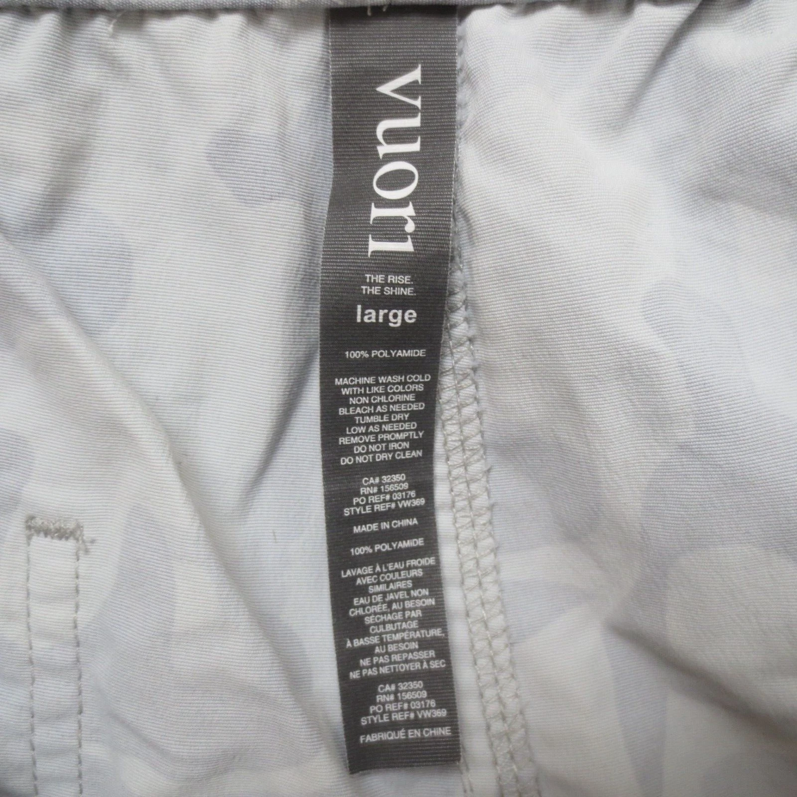 vuori sunwashed camo pull on lightweight shorts