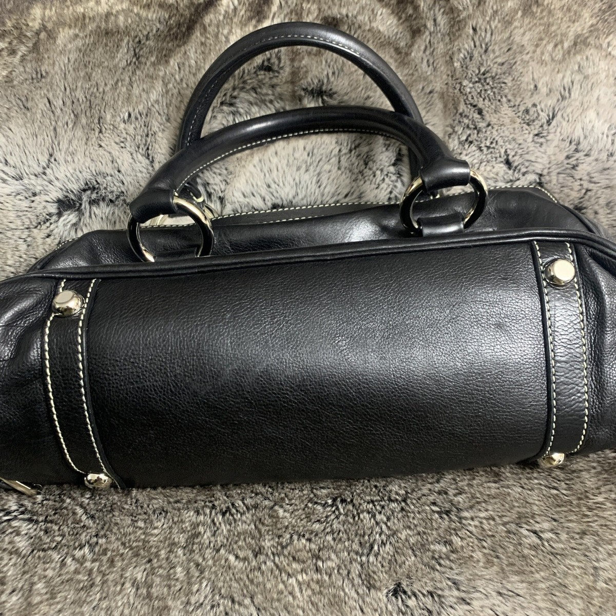 Marc Jacobs VINTAGE BLACK Leather DOCTOR BAG CHIC EUPHORIA 2000s