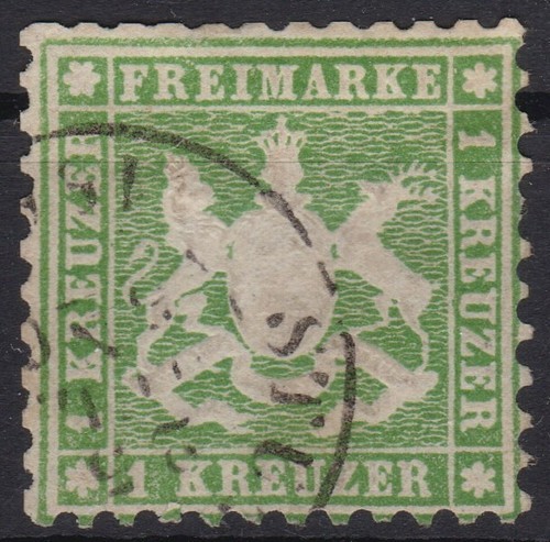 == Ad Württemberg Mi. 25b Stamped K2, Cat. ==