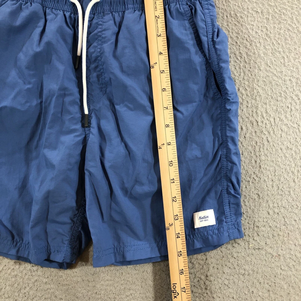Katin Shorts Kids M 10/12 Blue Pockets Swim Beach Pool Summer  - Image 4 of 4