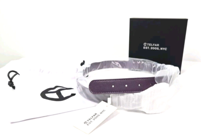 Telfar belt eggplant NIB size xs/s TELFAR: Logo Belt – ooga booga main image 4