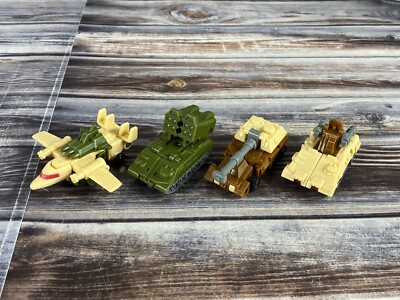Vintage 80s Hasbro Transformers G1 MicroMasters Battle Patrol (A) - Lot of 4 