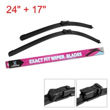 24"+ 17"  Front Windshield Wiper Blades for GMC Terrain 2011-2016 