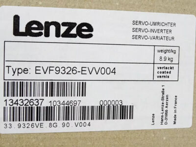 EVF9326-EVV004 NEW LENZE EVF9326EVV004 INVERTER Safety Relay Control Terminal