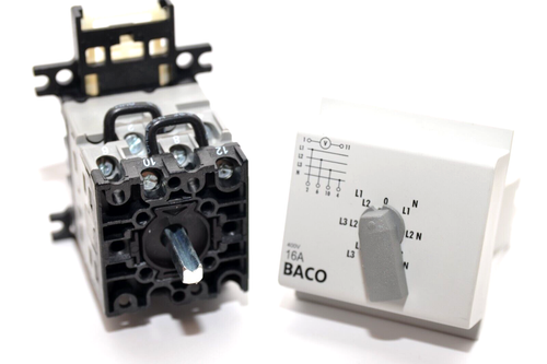 PR12 Voltmeter-Sschalter mit 0-Stellung von BACO NDF03, Voltmeter Switch, NOS - Picture 3 of 9