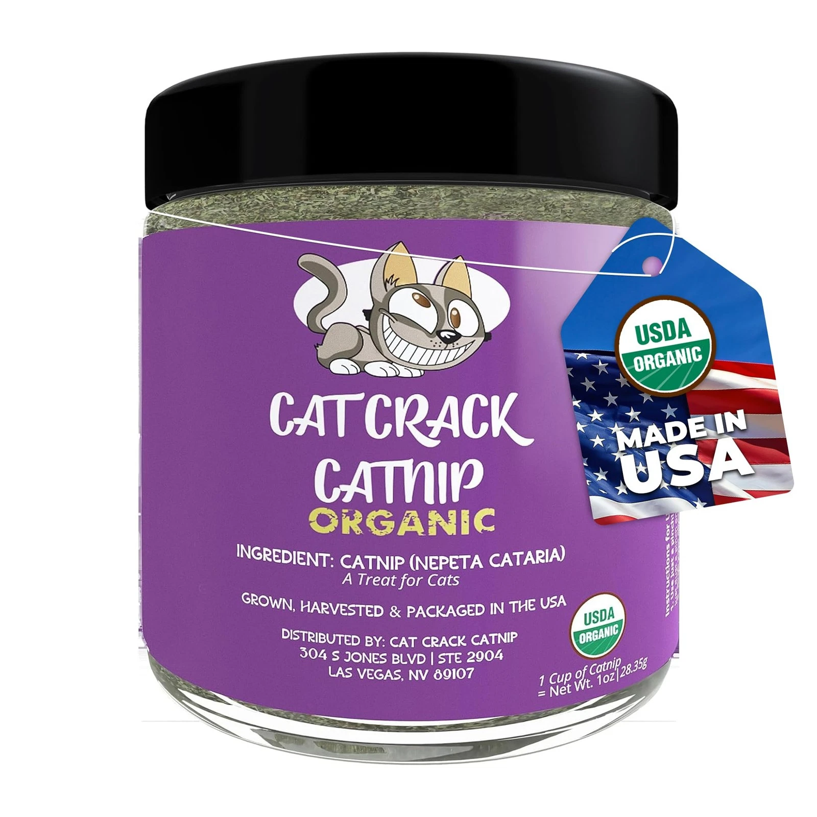 Organic Catnip Blend: 100% Natural, Energizes Cats, Perfect for Play & Training
