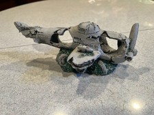 Aquarium landscaping simulated aircraft wreckage resin broken aircraft ornaments