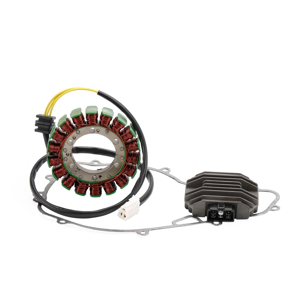 Magneto Stator + Voltage Rectifier + Gasket For KAWASAKI KLR 650 E 2008-2010 Foto 4 de 4