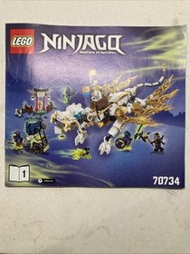 LEGO NINJAGO: Master Wu Dragon (70734) - Incomplete - No Box